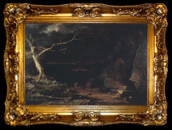 framed  Frederic E.Church Christian on the Borders of the Valley of the Shadow of Death Pilgrim s Progress, ta009-2